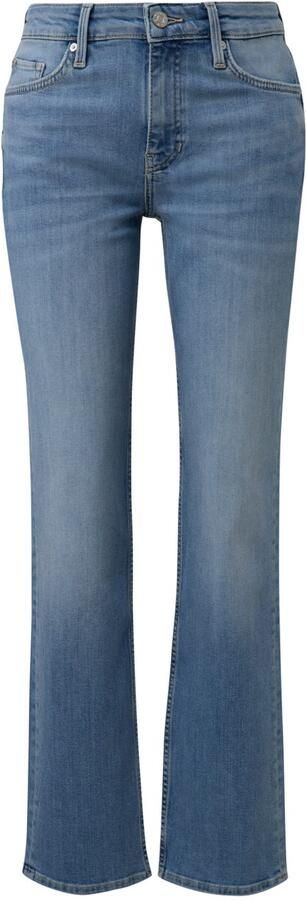 S.Oliver regular waist bootcut jeans medium blue denim - Foto 2