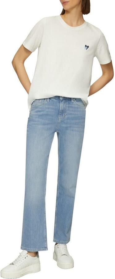 S.Oliver regular waist bootcut jeans medium blue denim