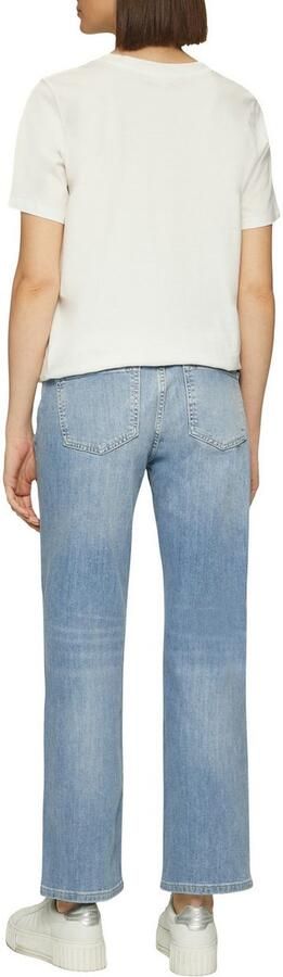 S.Oliver regular waist bootcut jeans medium blue denim - Foto 4