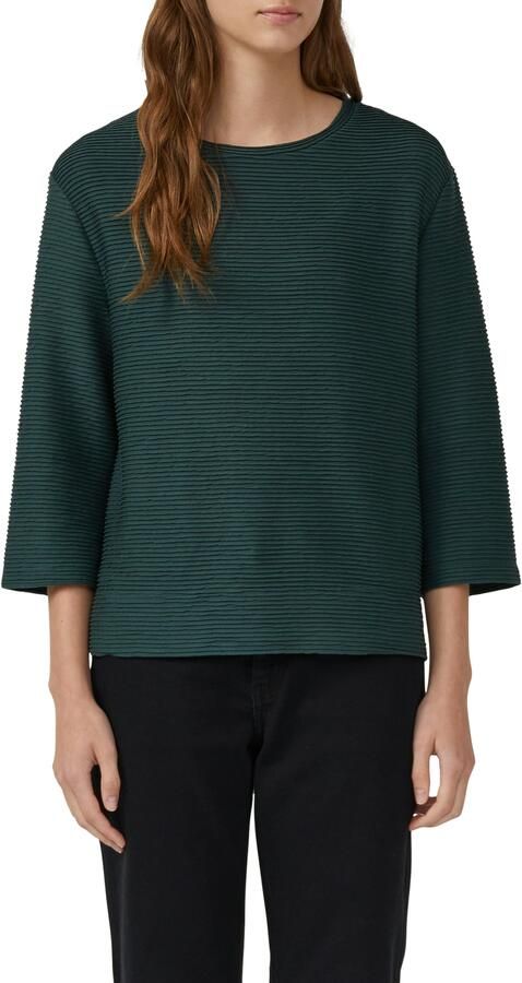 S.Oliver RED LABEL Relaxed fit sweatshirt met structuurmotief - Foto 4