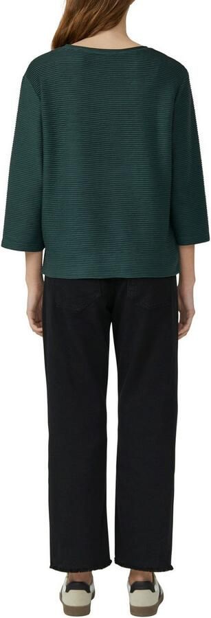 S.Oliver RED LABEL Relaxed fit sweatshirt met structuurmotief - Foto 3