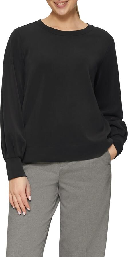 S.Oliver Sweatshirt met boord - Foto 2