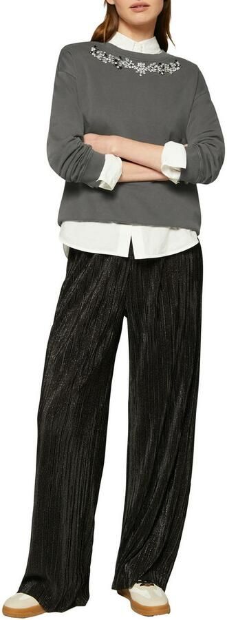 S.Oliver Sweatshirt met decoratieve stenen - Foto 2