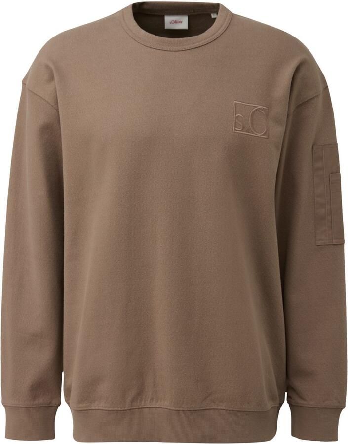 S.Oliver Sweatshirt met geborduurd logo - Foto 4