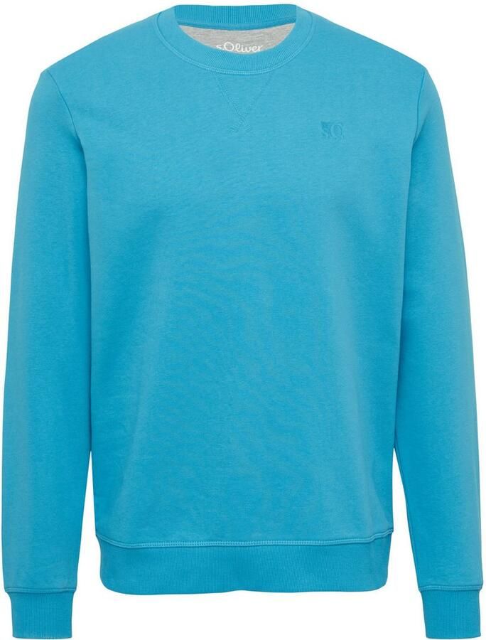 S.Oliver Sweatshirt met geborduurd logo - Foto 3