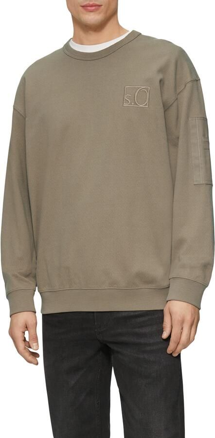 S.Oliver Sweatshirt met geborduurd logo