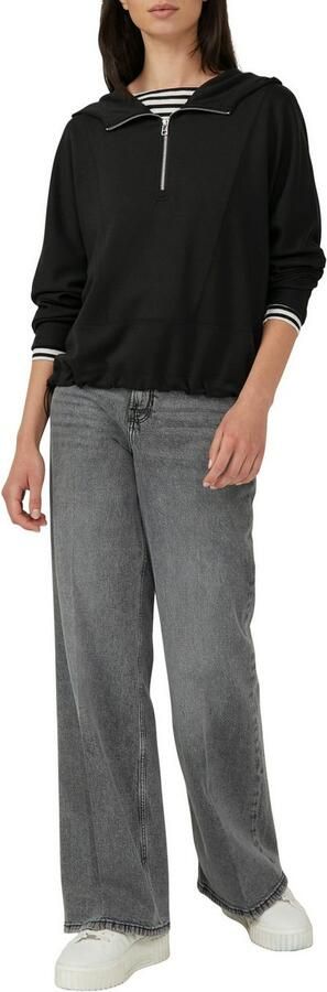 S.Oliver RED LABEL Loose fit hoodie van viscosemix - Foto 2