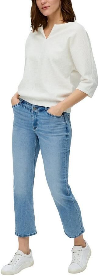 S.Oliver RED LABEL Shirt met 3 4-mouwen en structuurmotief - Foto 3