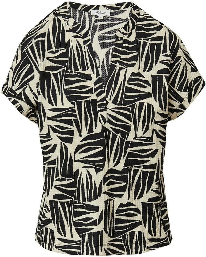 S.Oliver T-shirt met afhangende schouders