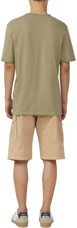 S.Oliver T-shirt met borstzak en open randen - Foto 3