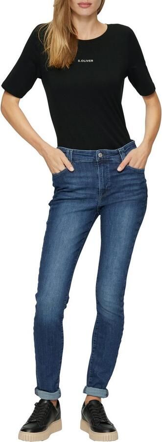 S.Oliver T-shirt met een logo-opschrift - Foto 2