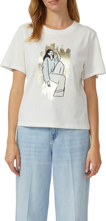 S.Oliver T-shirt met flitser-print - Foto 4