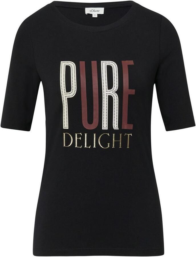 S.Oliver RED LABEL Regular fit T-shirt van katoenmix