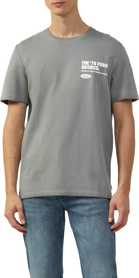 S.Oliver RED LABEL Regular fit T-shirt van puur katoen met Ford -applicatie - Foto 4