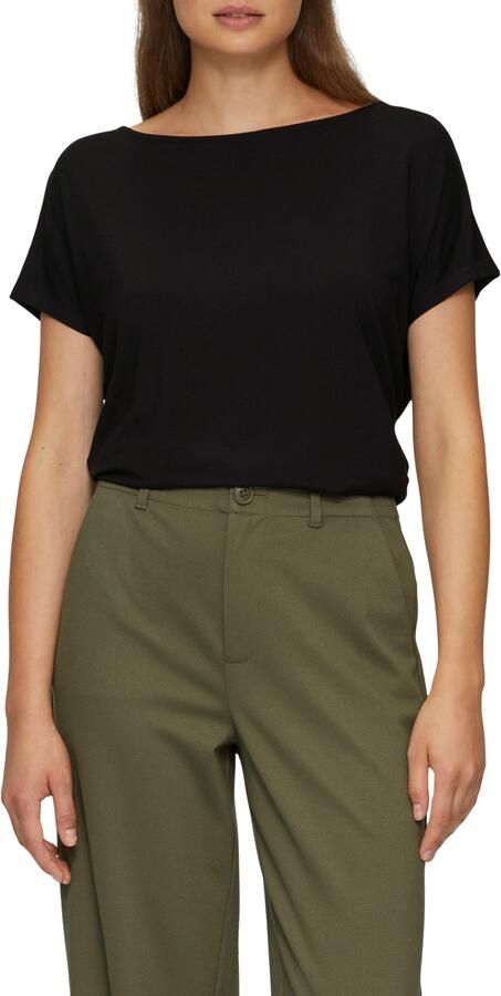 S.Oliver RED LABEL T-shirt van viscosemix met ronde hals - Foto 6