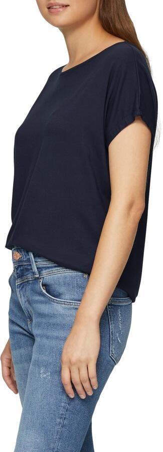 S.Oliver RED LABEL T-shirt van viscosemix met ronde hals - Foto 5