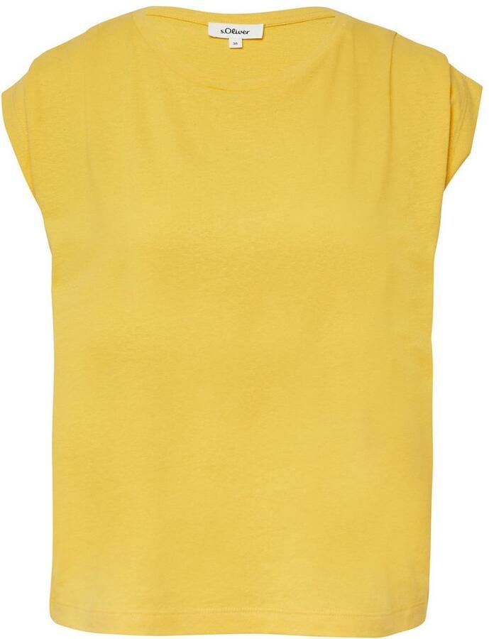 S.Oliver T-shirt met plooidetails