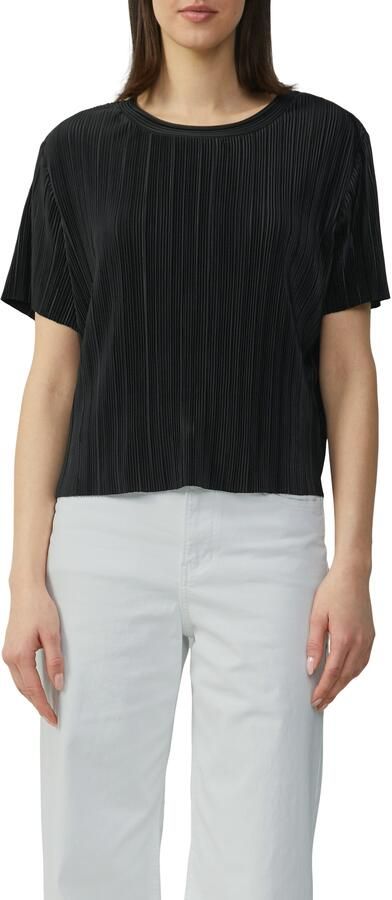 S.Oliver RED LABEL Regular fit T-shirt met plissé - Foto 4