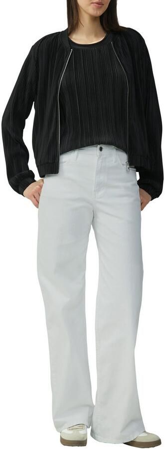 S.Oliver RED LABEL Regular fit T-shirt met plissé - Foto 2