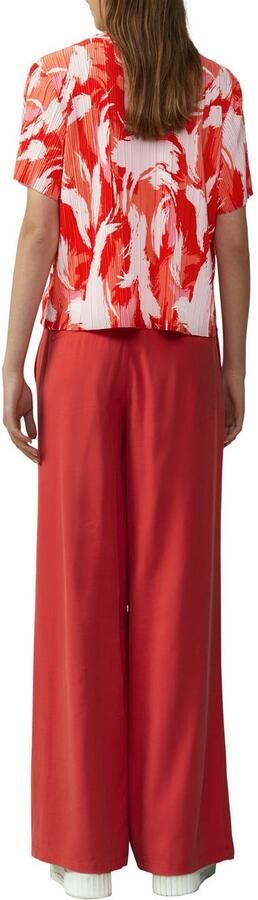 S.Oliver RED LABEL Regular fit T-shirt met plissé - Foto 3