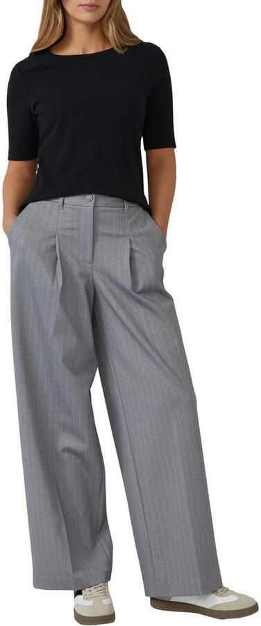 S.Oliver T-shirt met ribstructuur - Foto 2