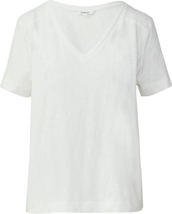 S.Oliver RED LABEL Regular fit T-shirt van puur katoen