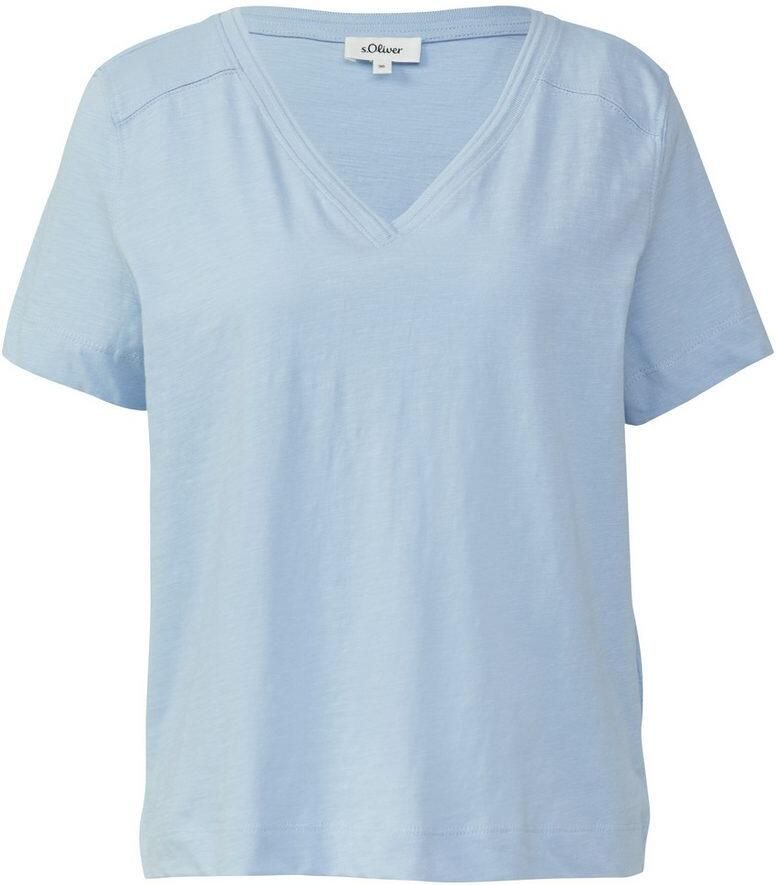 S.Oliver RED LABEL Regular fit T-shirt van puur katoen