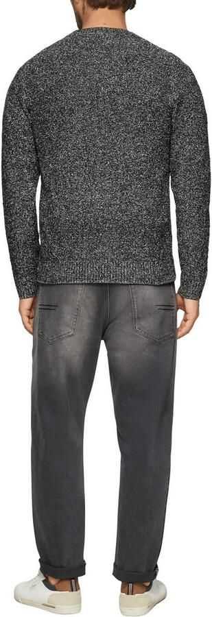 S.Oliver Trui met ronde hals in gemêleerde look - Foto 3