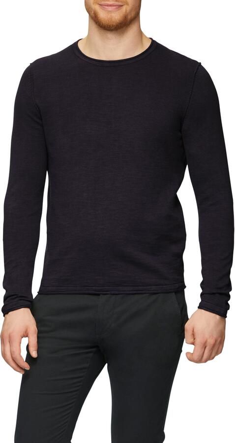S.Oliver RED LABEL Regular fit gebreide pullover met rolboorden - Foto 4