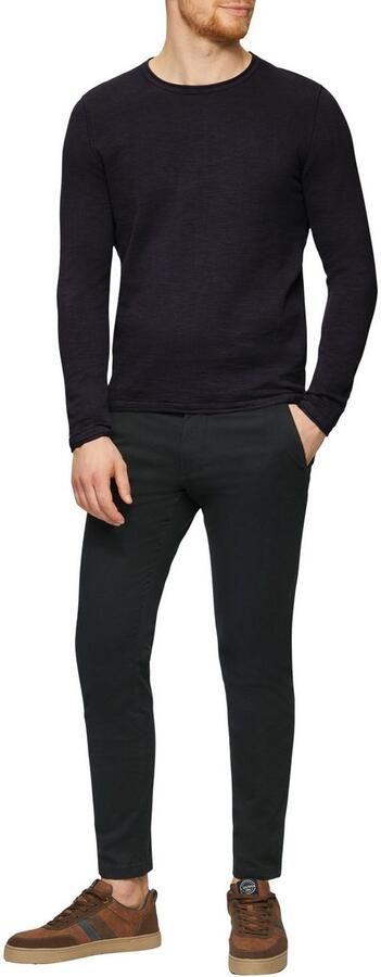 S.Oliver RED LABEL Regular fit gebreide pullover met rolboorden - Foto 2