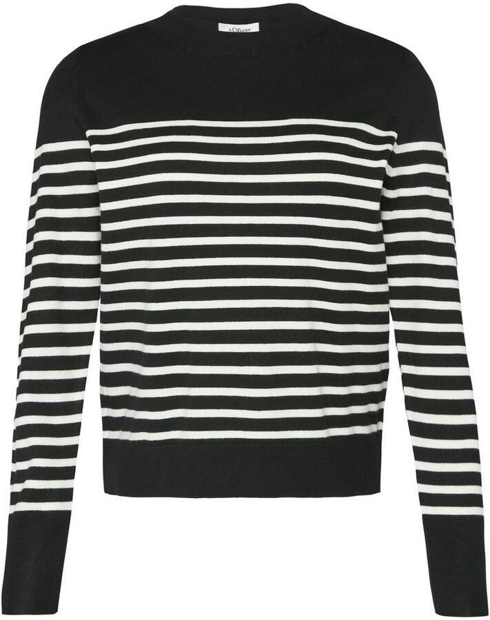 S.Oliver RED LABEL Regular fit gebreide pullover van viscosemix