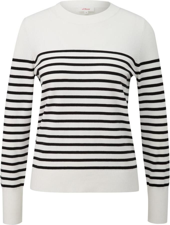 S.Oliver RED LABEL Regular fit gebreide pullover van viscosemix
