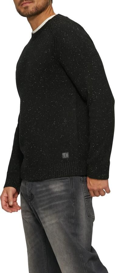 S.Oliver Trui met ronde hals met glinsterende vezels