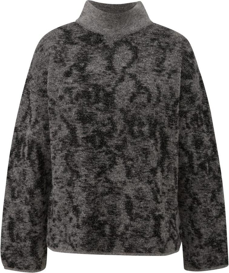 S.Oliver Trui met staande kraag met patroon - Foto 4