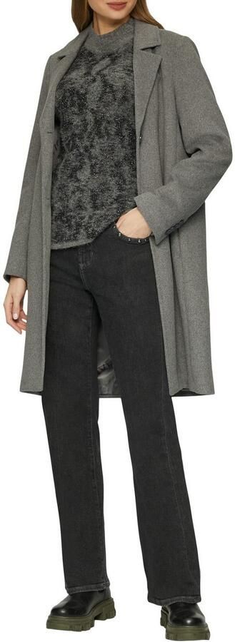 S.Oliver Trui met staande kraag met patroon - Foto 2