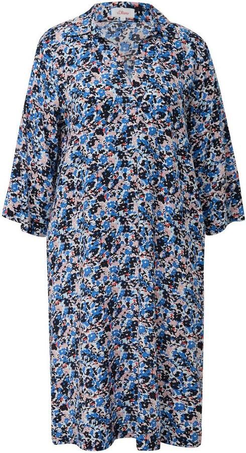 S.Oliver RED LABEL Knielange jurk met tuniekkraag