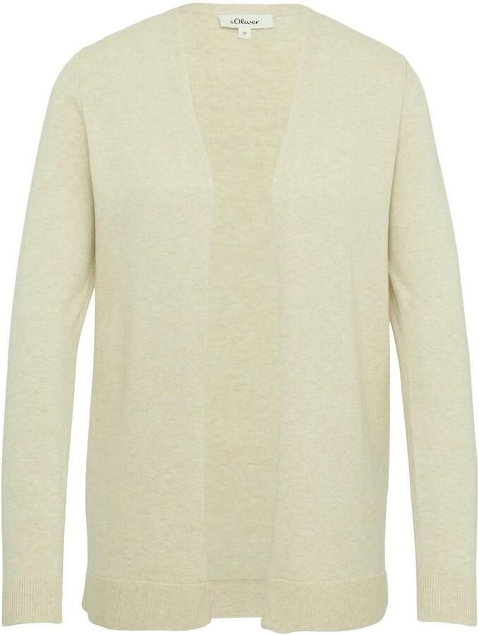 S.Oliver RED LABEL Comfort fit gebreid jack van een mix van katoen en viscose