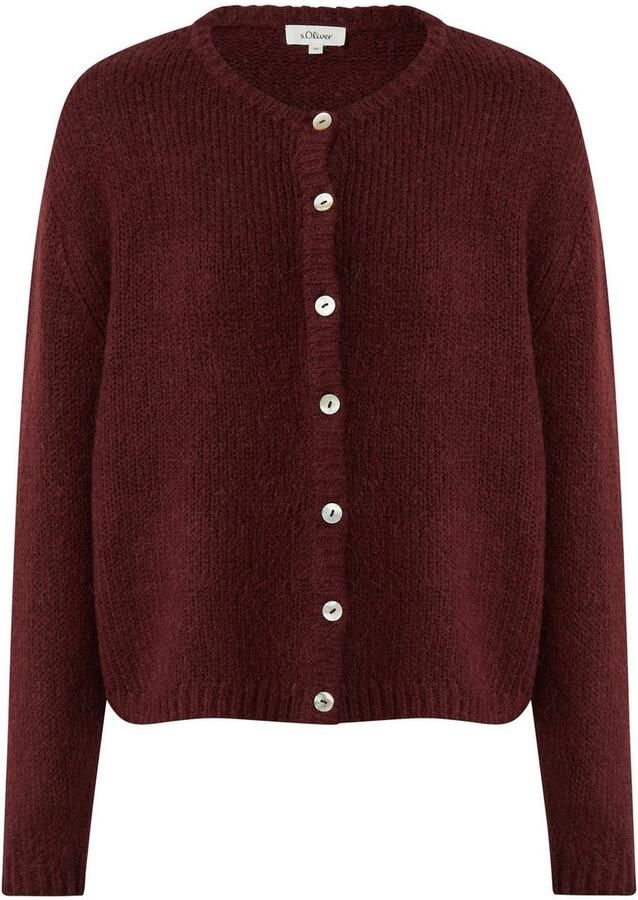 S.Oliver RED LABEL Regular fit gebreid jack van alpaca