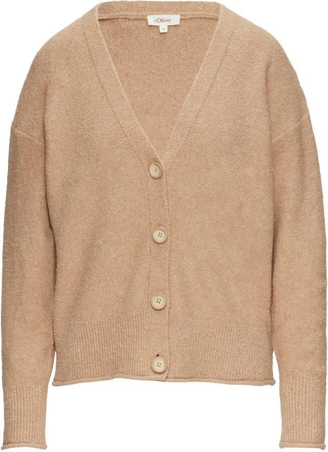 S.Oliver Vest met v-hals en knoopsluiting - Foto 2