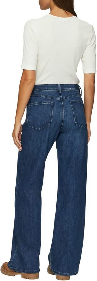 S.Oliver RED LABEL Loose fit wide leg jeans met studs model 'SURI' - Foto 4