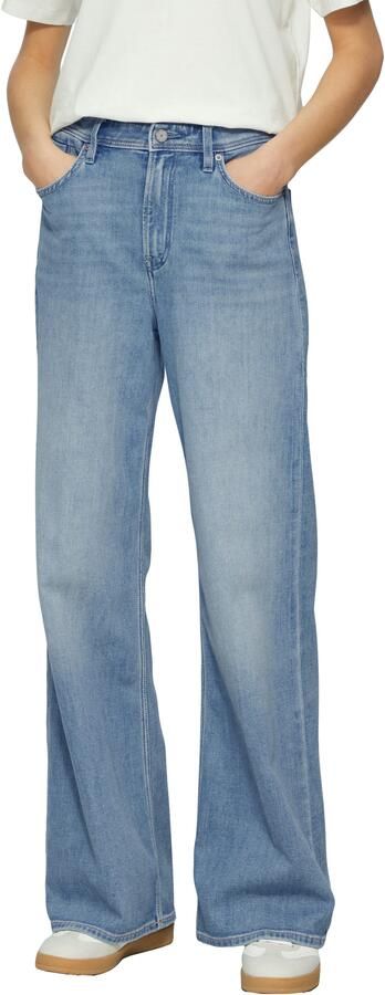S.Oliver RED LABEL Regular fit wide leg jeans van katoenmix model 'SURI' - Foto 5