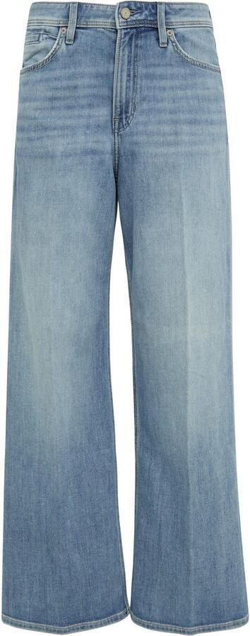 S.Oliver RED LABEL Regular fit wide leg jeans van katoenmix model 'SURI' - Foto 4