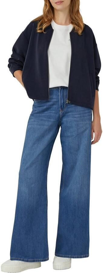 S.Oliver RED LABEL Wide leg high rise jeans van katoenmix model 'SURI' - Foto 5