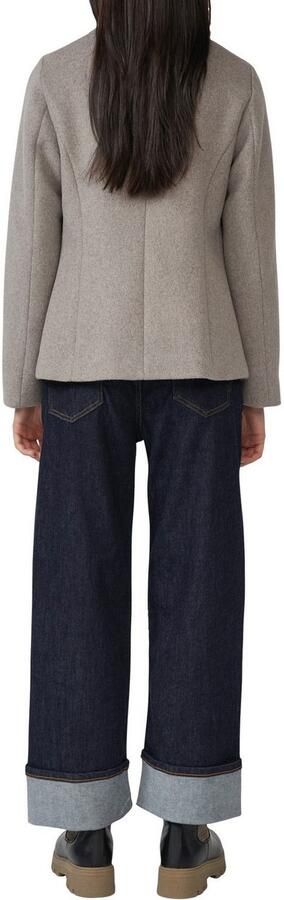 S.Oliver Wollen jack met staande kraag en knoopsluiting - Foto 3