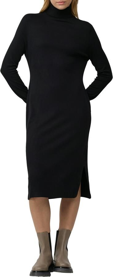 S.Oliver RED LABEL Slim fit gebreide jurk van viscosemix - Foto 4