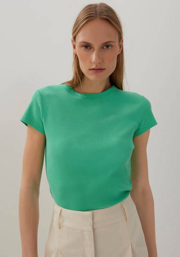 Someday T-shirt Kleoh in rib-look