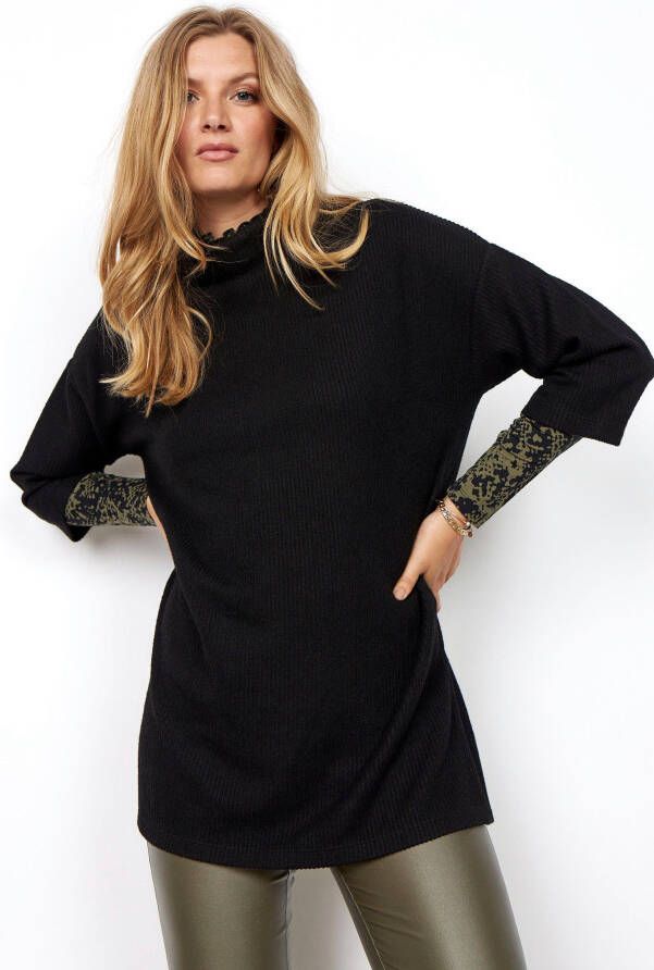 Soyaconcept Trui met col en 3 4 mouwen model 'Tamie'