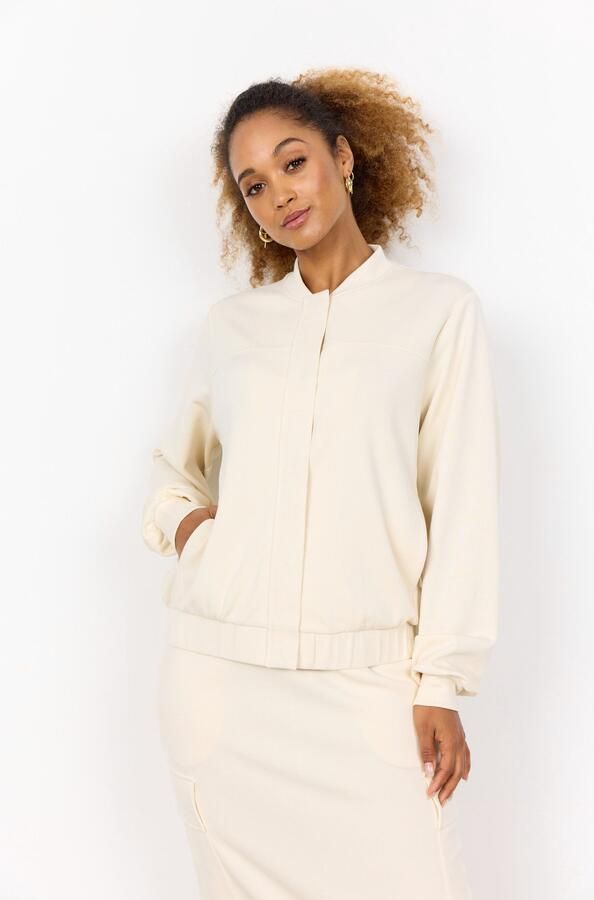 Soyaconcept Sweatjack met drukknoopsluiting model 'BANU' - Foto 3