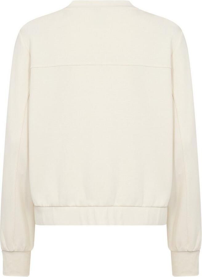 Soyaconcept Sweatjack met drukknoopsluiting model 'BANU'