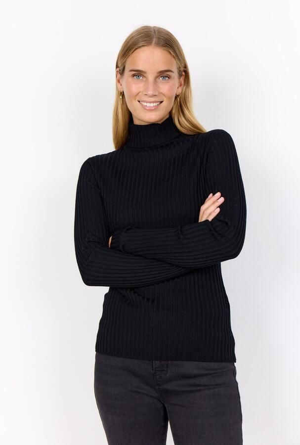 Soyaconcept Slim fit shirt met lange mouwen van viscosemix model 'Dolli'